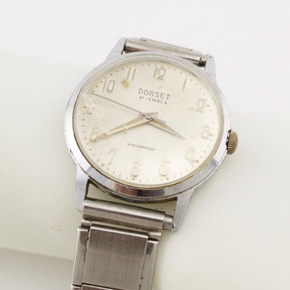 Vintage Dorset Men’s Watch 21 Jewels Waterproof on Brite Expansion Band - Picture 3 of 10